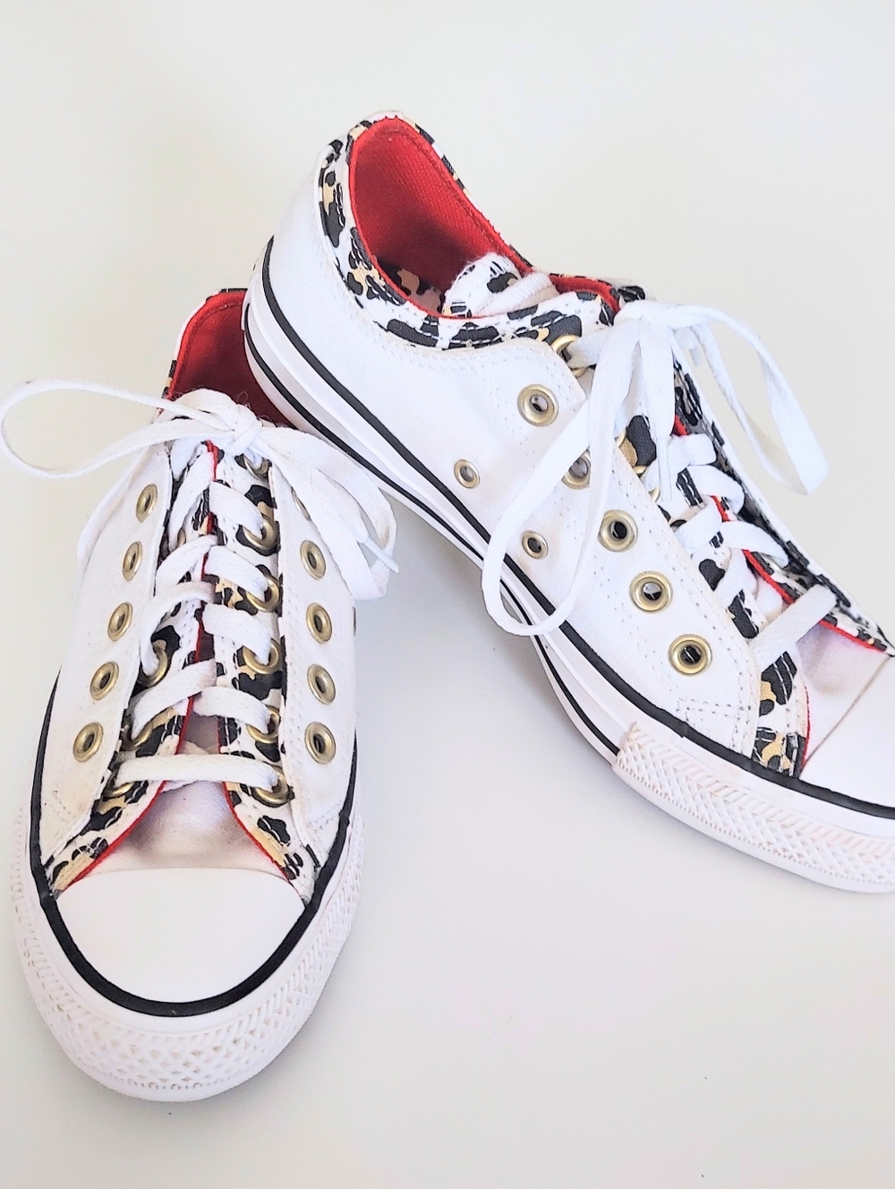 Converse Womens Size 7 Chuck Taylor All Star Ox 567041F Sneakers Double Tongue